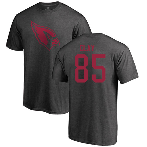 Arizona Cardinals Men Ash Charles Clay One Color NFL Football #85 T Shirt->arizona cardinals->NFL Jersey